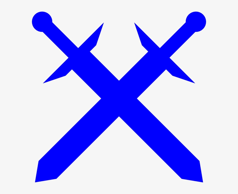 Blue Sword Clipart, transparent png #8765924