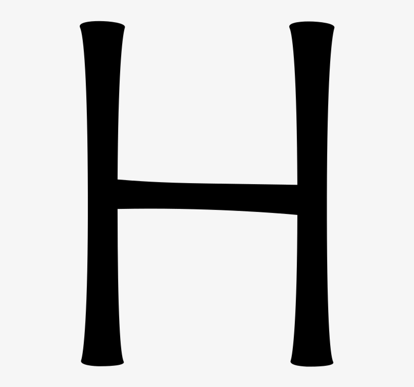 Greek Eta Classical - Eta Greek, transparent png #8766216