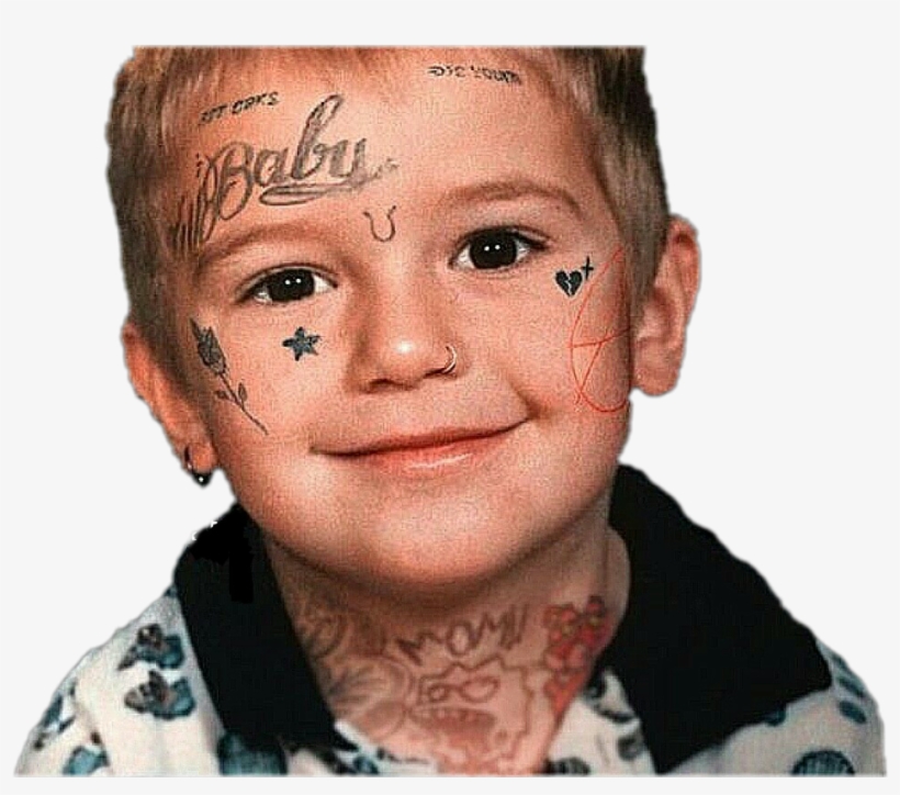 Sticker Lil Peep Enfant Tatouages Tatoo - Tous Les Tatouages De Lil Peep, transparent png #8766489