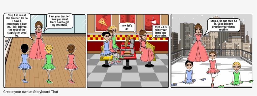 Getting The Teachers Attention - Storyboard, transparent png #8768206