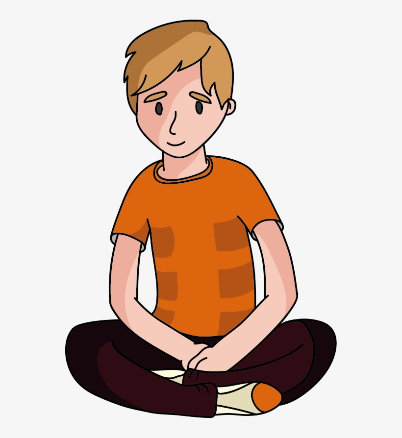 Steps To Cope An Online Resource For Young People And - Sitting, transparent png #8768862