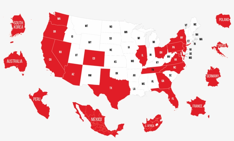 Usa Locations - Recreational Therapist Salary, transparent png #8769000