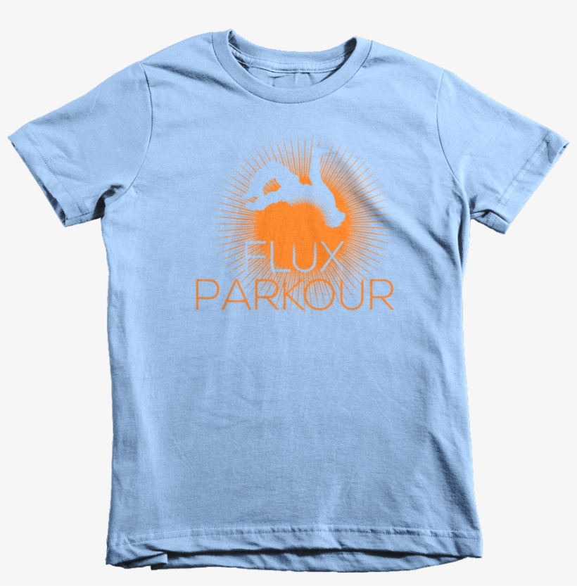 Mockup Wrinkle Front Baby Blue - Kids Ask Me About T Shirt, transparent png #8769143