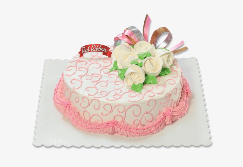 Red Ribbon Cake Delivery Philippines - Red Ribbon Pink Cake, transparent png #8770051