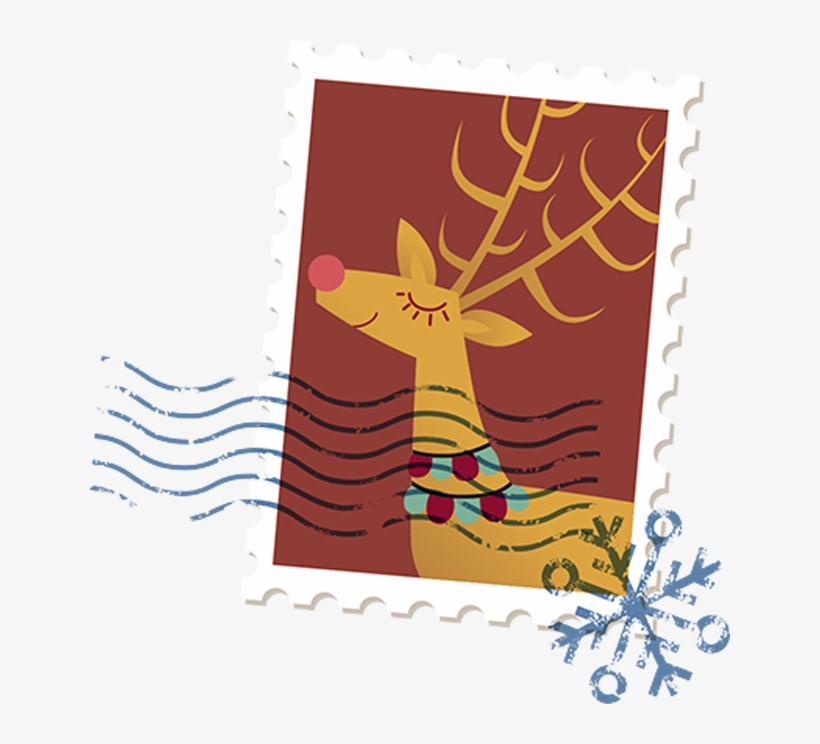 Png Images, Pngs, Postage Stamp, Postage Stamps, Postal - Christmas Postage Stamps Transparent, transparent png #8770200