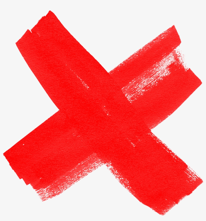 Scroll Down - Large X, transparent png #8771379