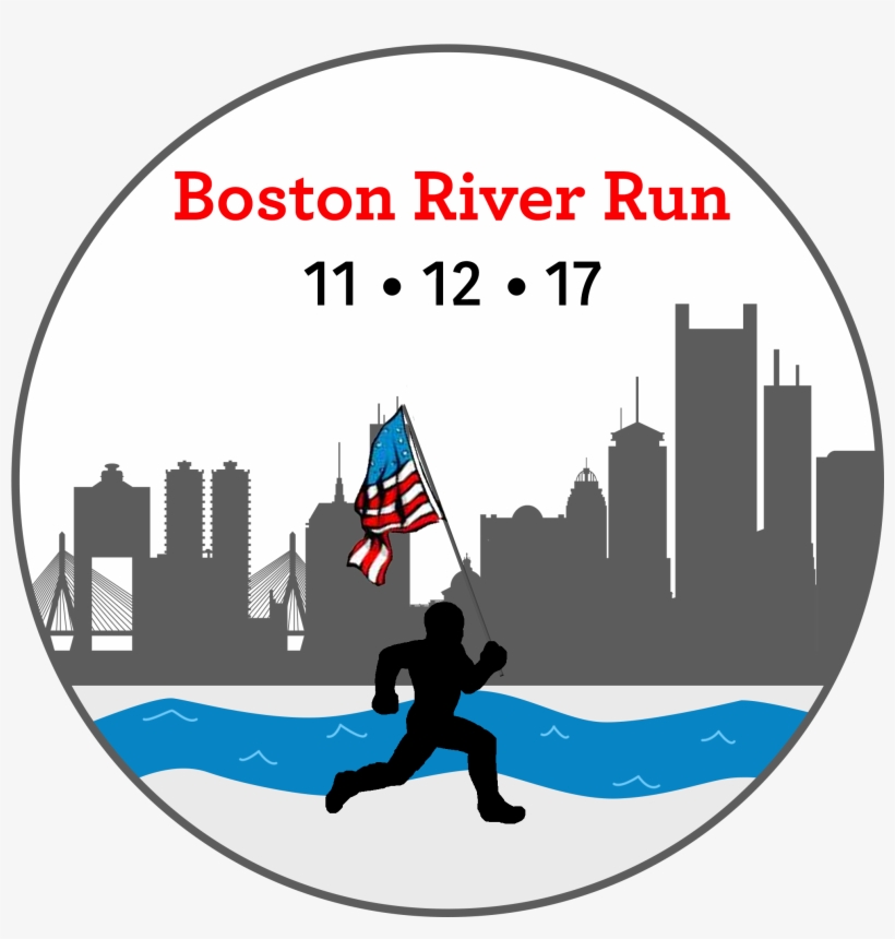 Boston River Run - Boston Silhouette, transparent png #8771531