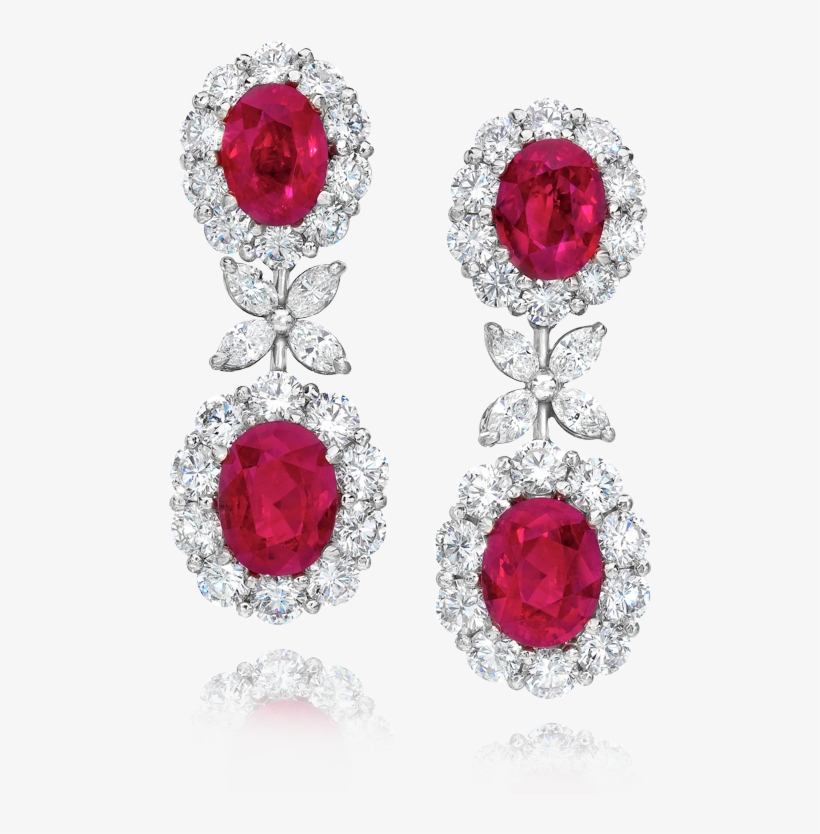 Ruby - Earrings, transparent png #8771737