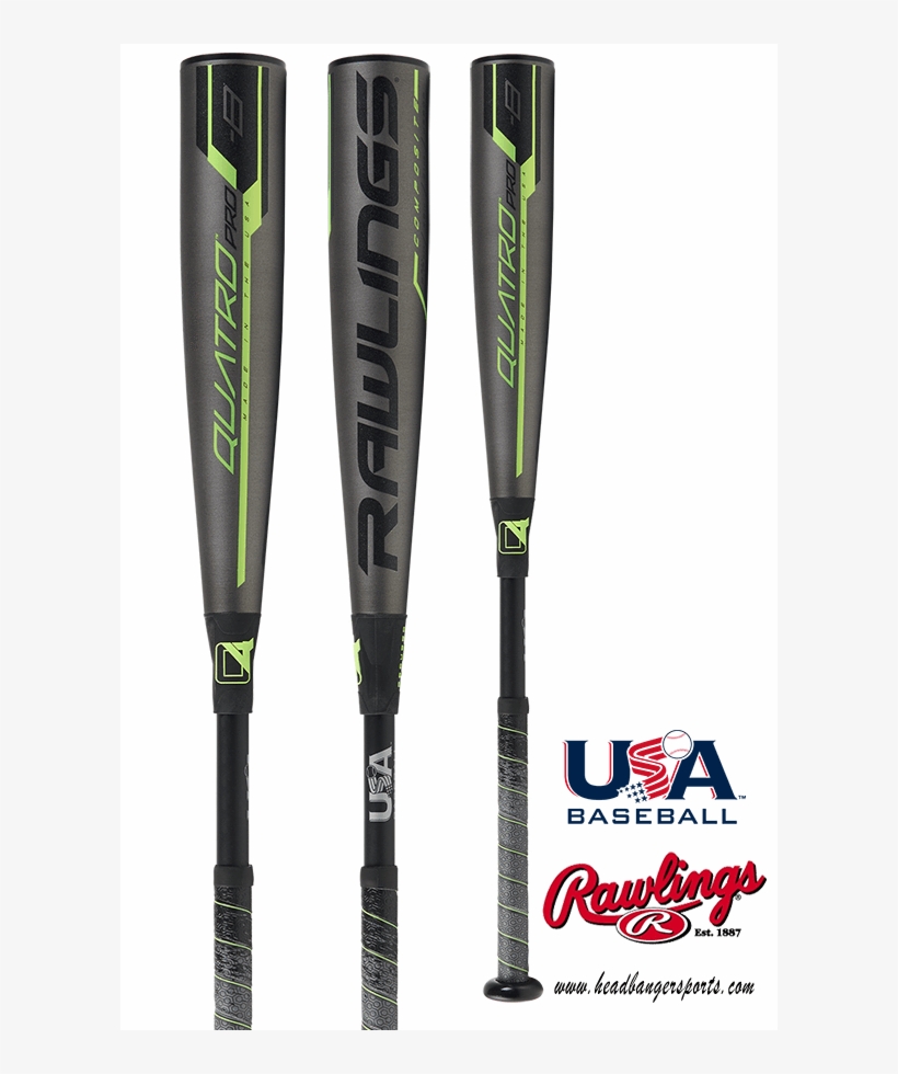 2019 Rawlings Quatro Pro Usa Baseball Bat - Usa Baseball, transparent png #8772317