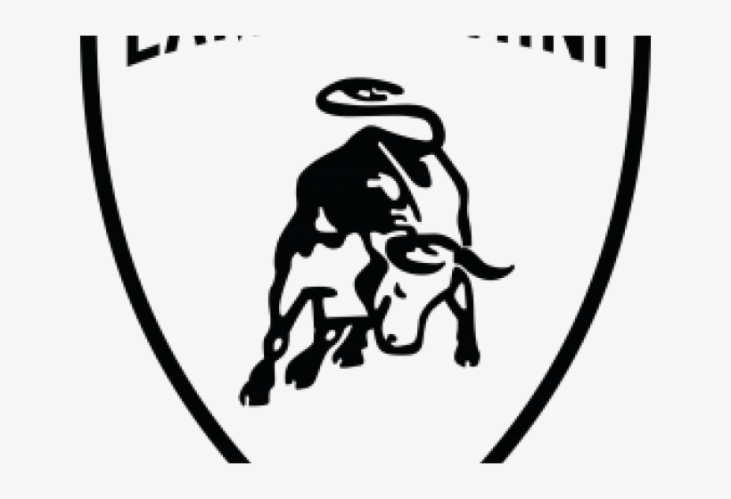 Lamborghini Clipart Lamborghini Logo Lamborghini Logo Black And White Free Transparent Png Download Pngkey