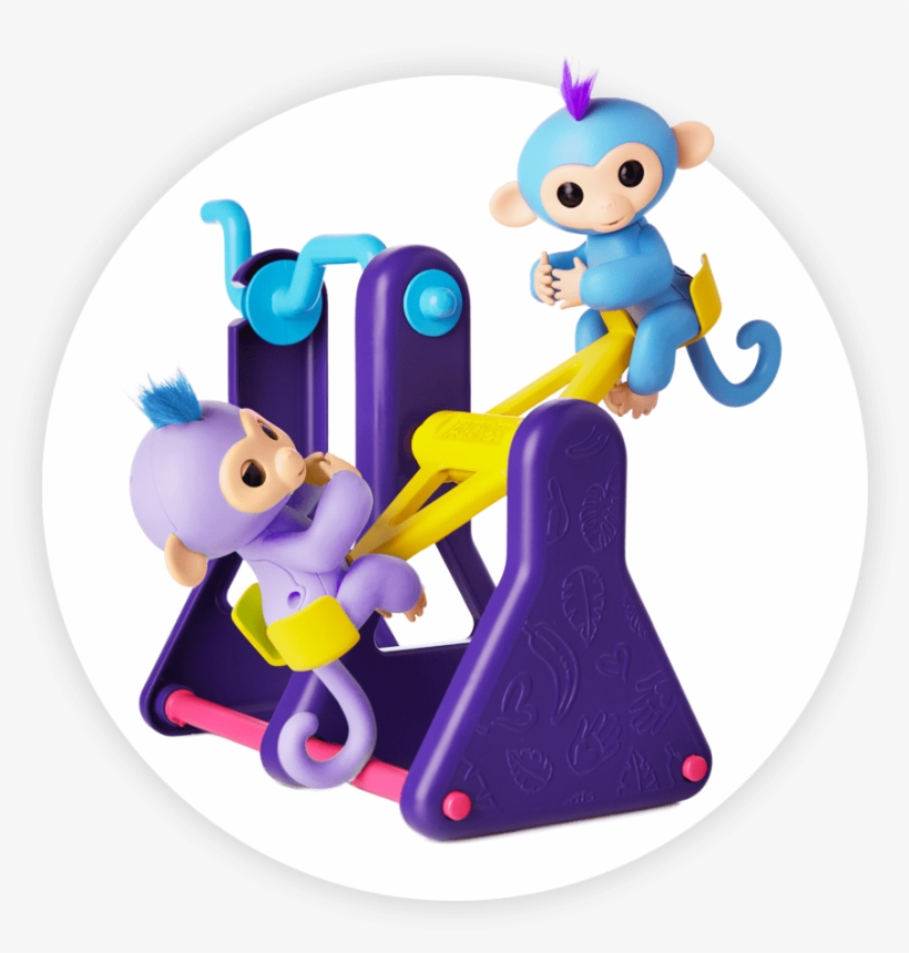 Fingerlings Monkey Playsets See Saw Playset - Fingerling Playset, transparent png #8772991