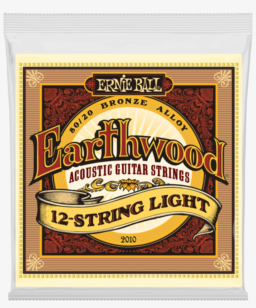 Earthwood 12 String Light Acoustic 80/20 Bronze 9 - สาย กี ต้า ร์ โปร่ง Ernieball เบอร์ 12, transparent png #8773132