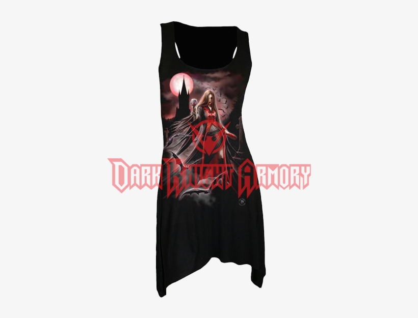 Blood Moon Gothic Womens Vest - Scottish Cloak, transparent png #8773414