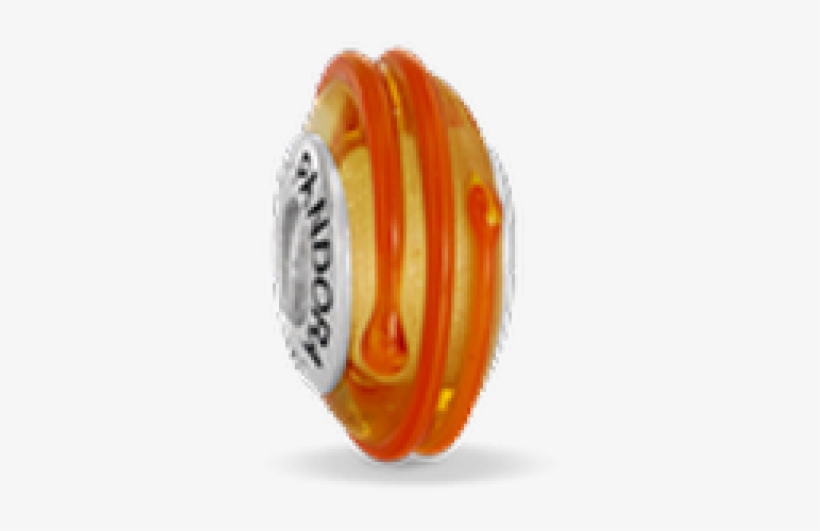 Orange Ribbon - Pandora Charms, transparent png #8773976