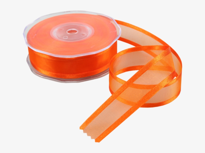 Ribbon, 25mm, 25m, Orange - Circle, transparent png #8774126