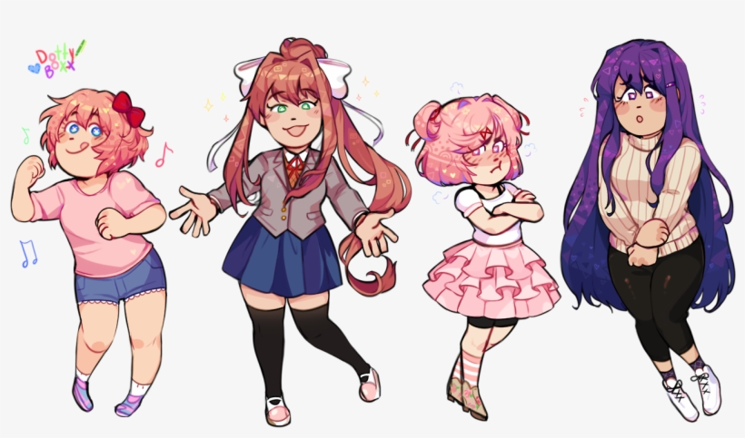 Source - Dottyboxx - Game Grumps Ddlc Fanart, transparent png #8774382