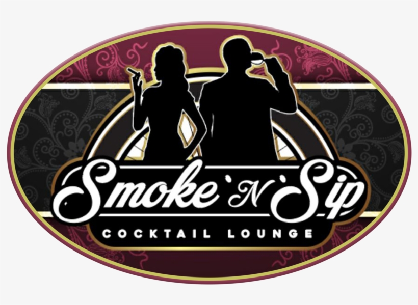 Smoke & Sip Cocktail Lounge - Label, transparent png #8775020