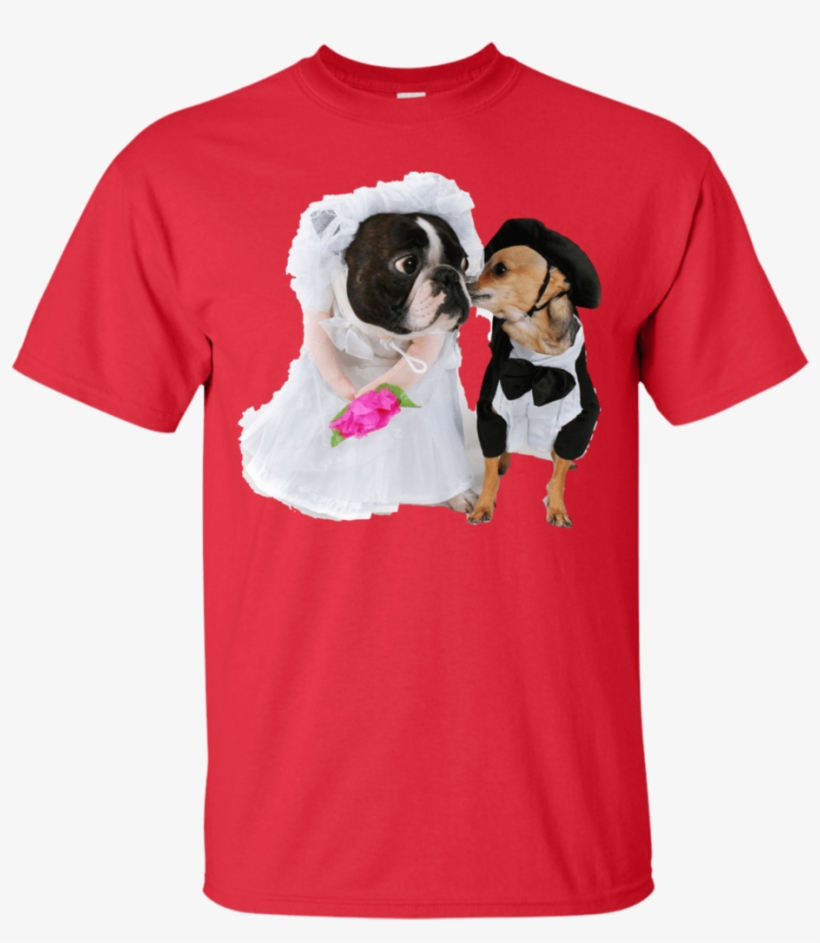 Boston Terrier Happy Dog Marriage - T-shirt, transparent png #8776094