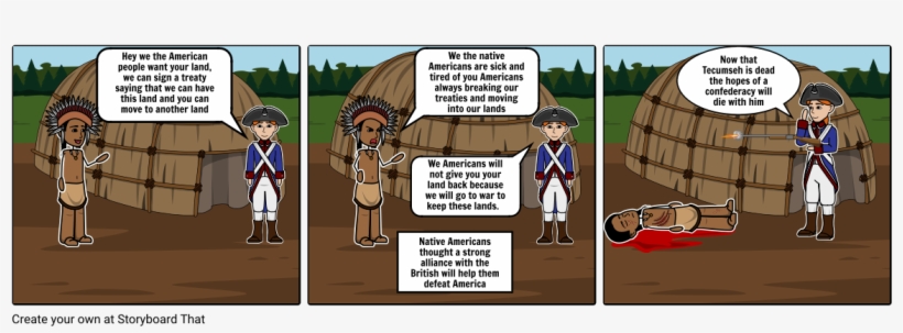 Tecumseh Dead - Cartoon, transparent png #8776122