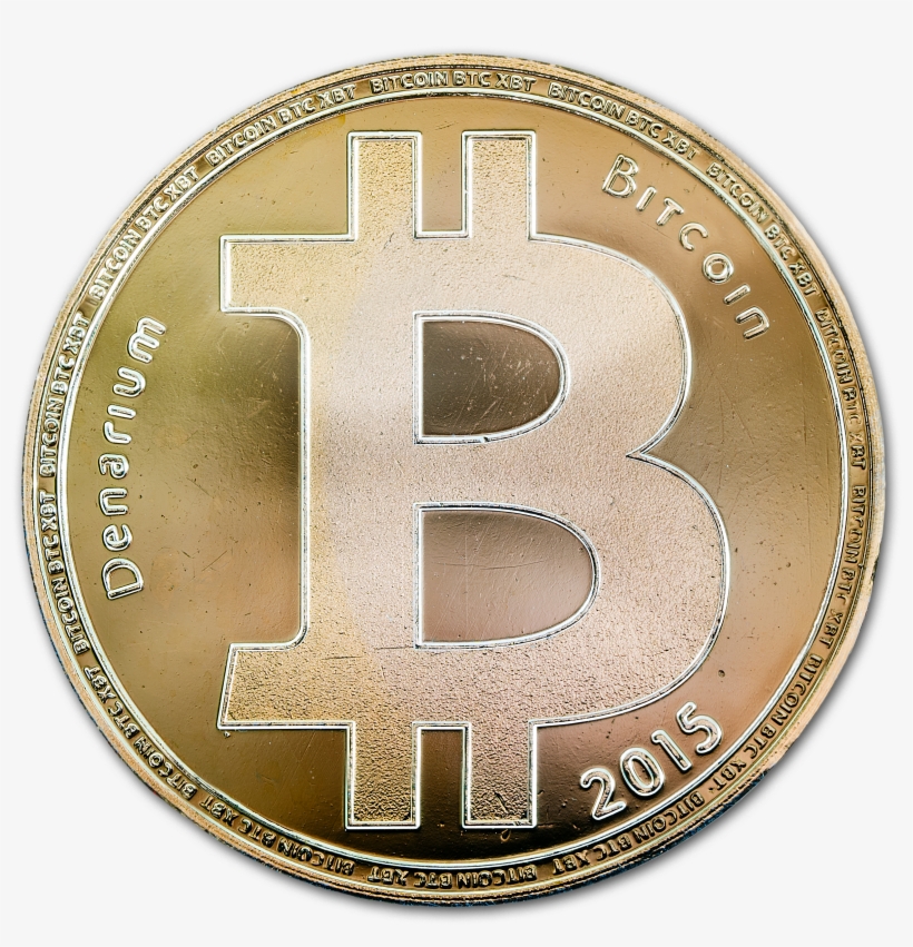 Custom Denarium Bitcoin Gold Plated, transparent png #8776728