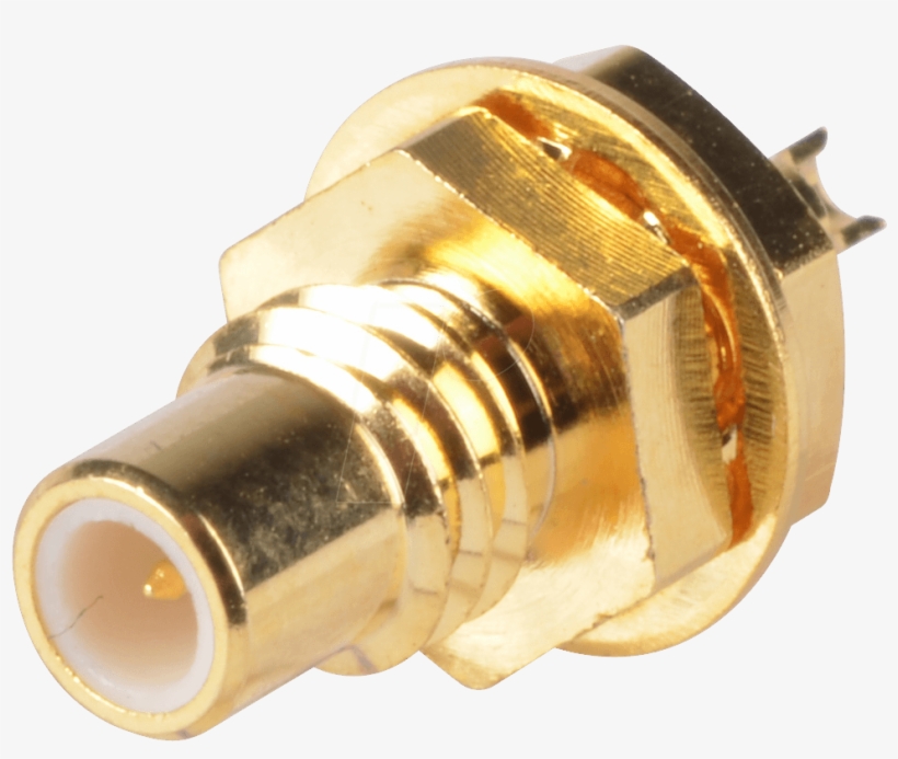 Smc Einbaubuchse, Gold Plated Frei - Electrical Connector, transparent png #8776835