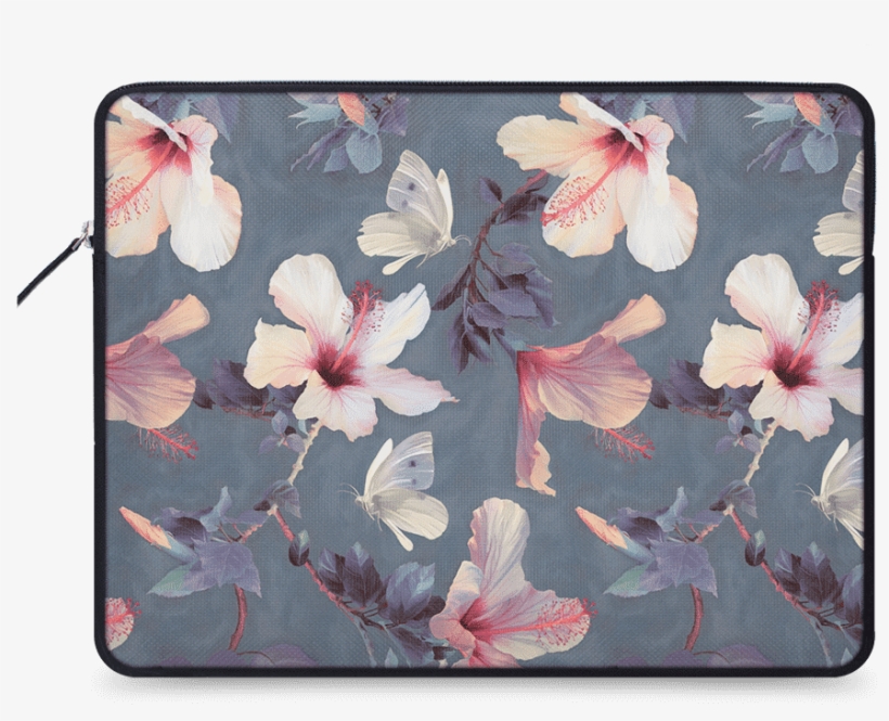 Dailyobjects Butterflies And Hibiscus Flowers Ballistic - Wallpaper, transparent png #8777048