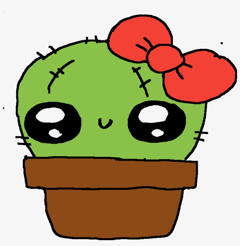 Kawii Cactus - Cartoon, transparent png #8777142