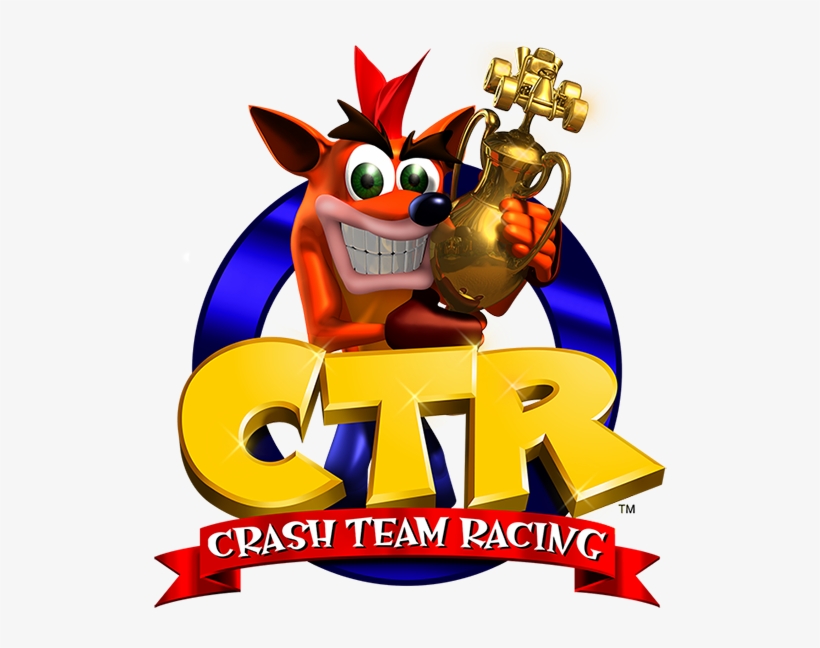 Crash - Crash Team Racing Logo, transparent png #8777227