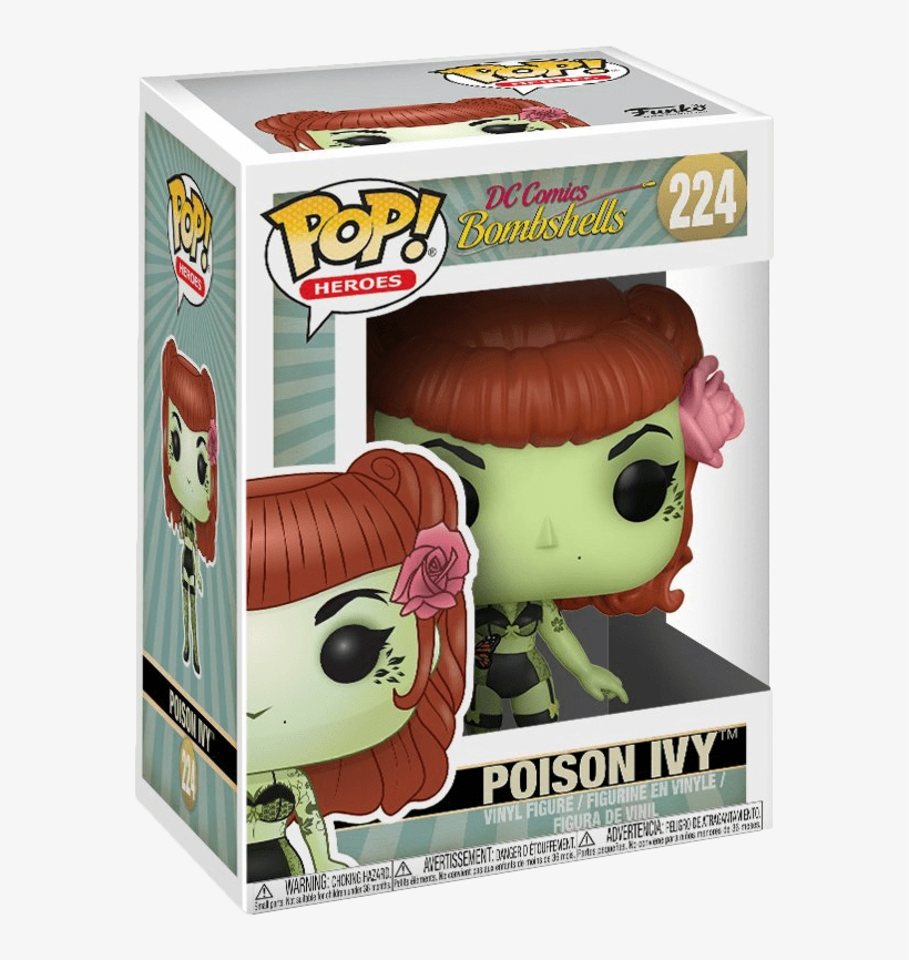 Funko Pop Dc Bombshells Poison Ivy - Funko Pop Poison Ivy, transparent png #8777565