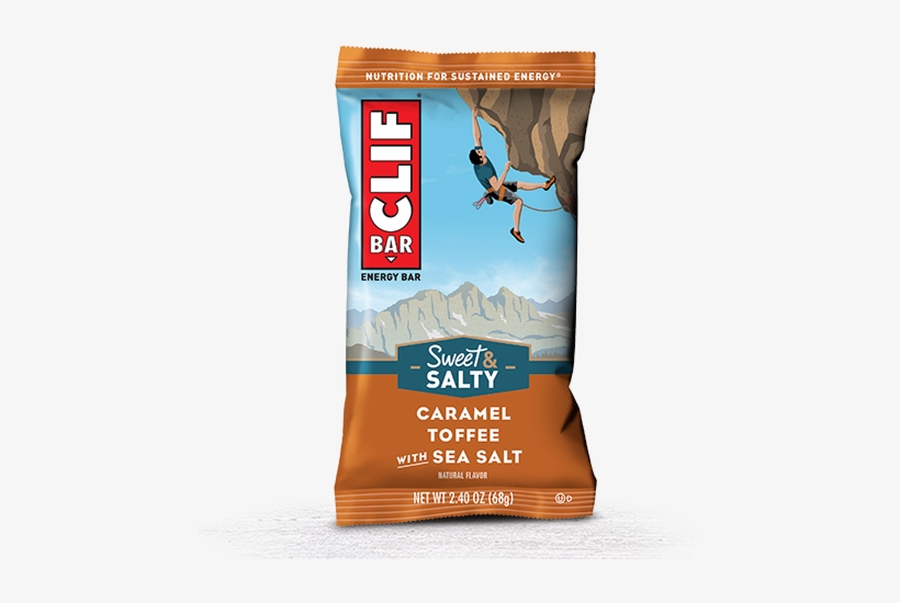 Caramel Toffee With Sea Salt Flavor - Clif Bar Coconut Chocolate Almond Fudge, transparent png #8778014