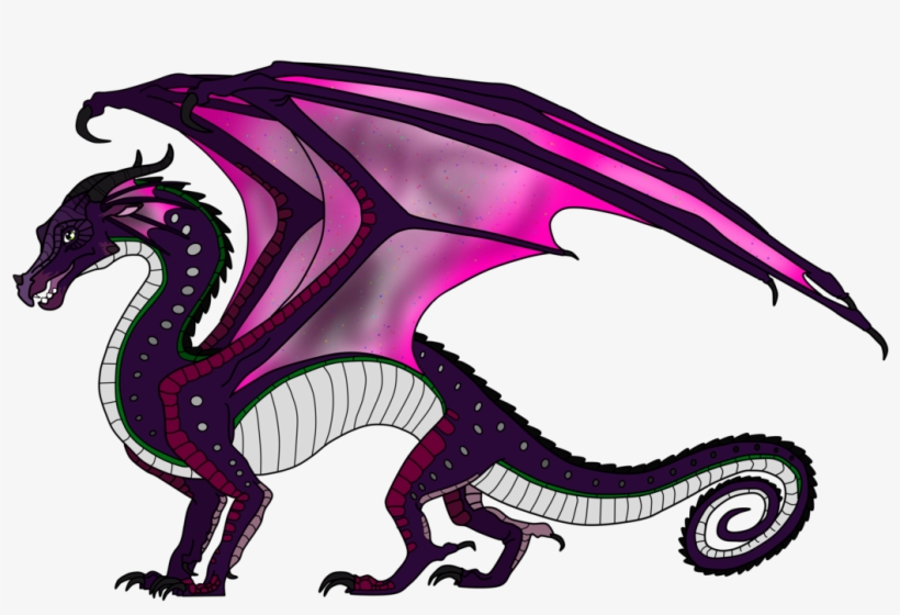Wings Of Fire Rainwing Nightwing Hybrid, transparent png #8778651