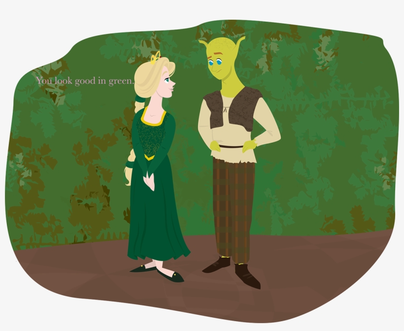 Princess Fiona And Shrek From Shrek - Han And Leia Vs Shrek And Fiona, transparent png #8780476