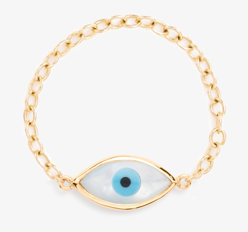 M Ring Evileye Gchain2 - Bracelet, transparent png #8780982