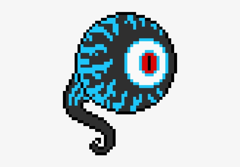 Evil Eye - Pixel Art Eyes, transparent png #8781061