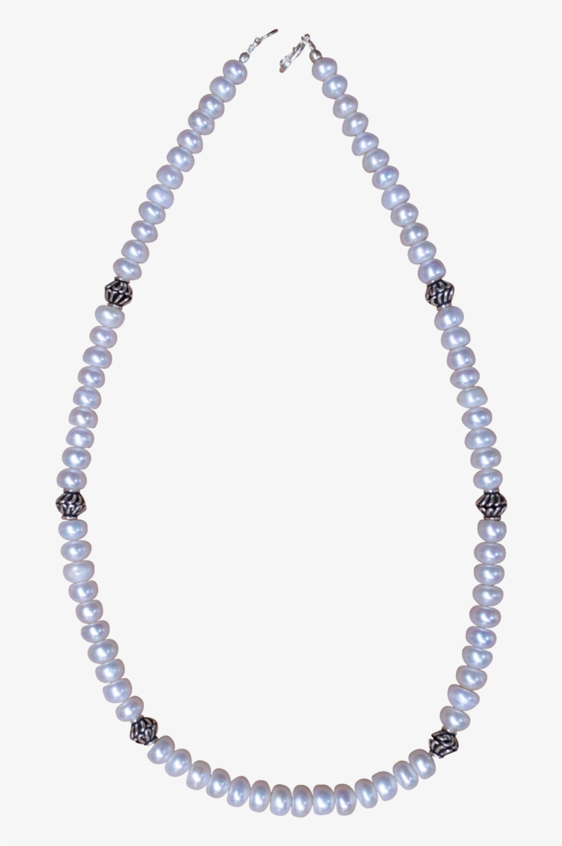 Halslänk I Äkta Silver 45 Cm, transparent png #8782250