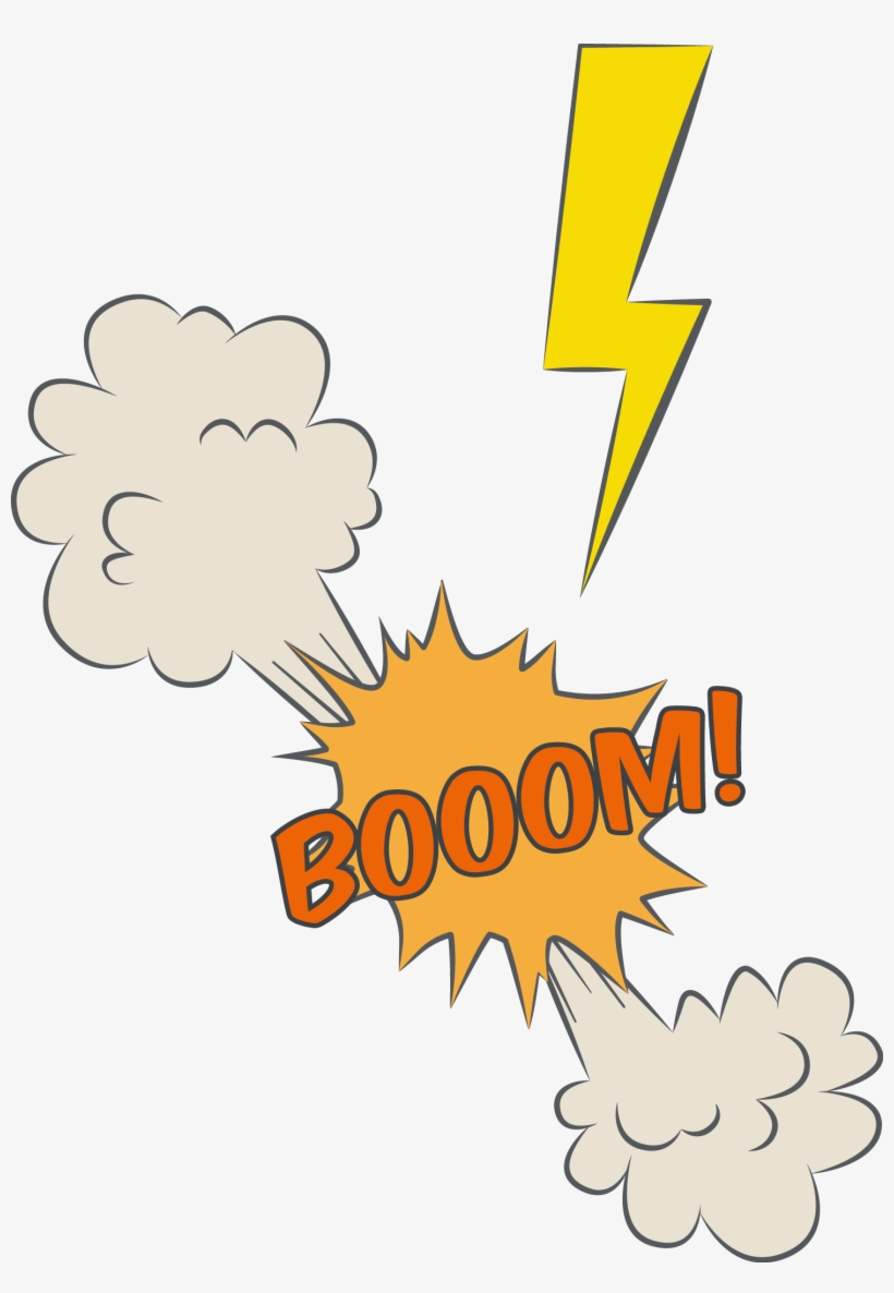 Bomb Explosion Cloud Transprent Png - Cartoon Bomb Cloud, transparent png #8782370