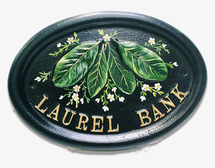 Laurel Leaves House Sign - Tea Plant, transparent png #8782505