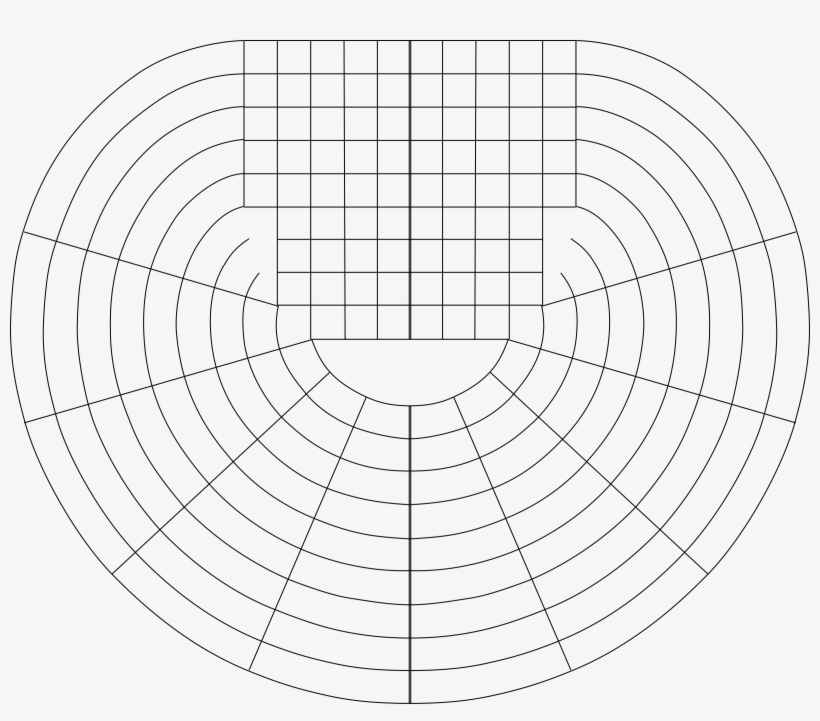 Anamorphosis Drawing Grid - Circle, transparent png #8782591