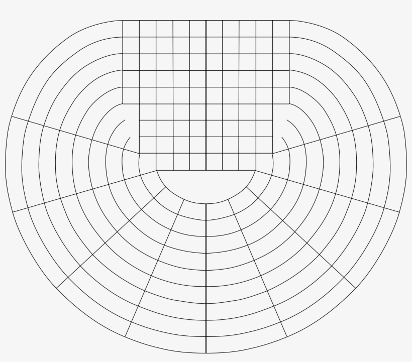 Anamorphosis Drawing Grid - Circle, transparent png #8782591