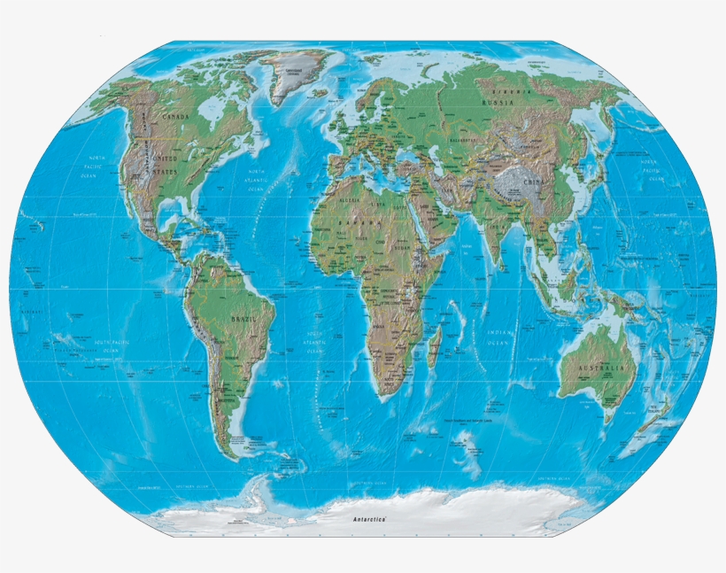 World - Map Of The World, transparent png #8782921