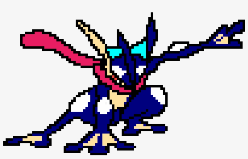 Greninja - Greninja Pokemon Drawing, transparent png #8783101