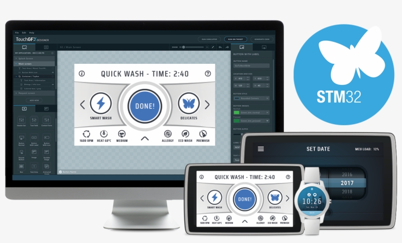 Image For Stm32 Graphic User Interface - Stm32 Graphic Ecosystem, transparent png #8783235