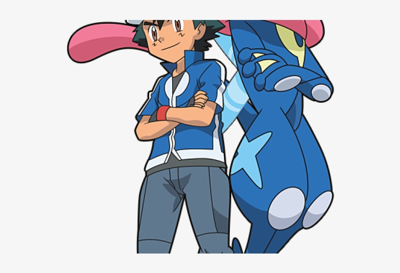 Pokemon Clipart Greninja - Ash And Ash Greninja, transparent png #8783285