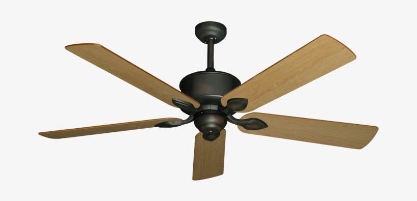 Picture Of Hercules Oil Rubbed Bronze With 56" Maple - Mechanical Fan, transparent png #8784077