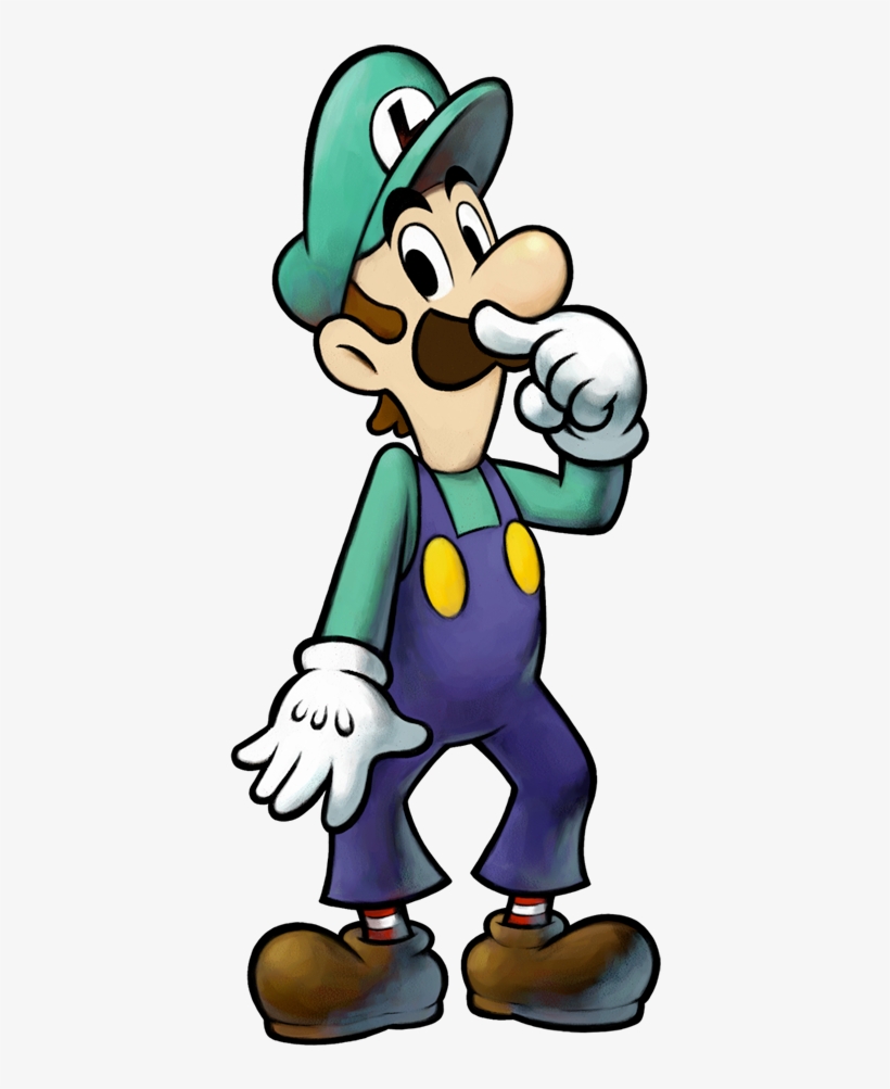 Enclosed Grand Dad - Mario And Luigi Partners In Time Luigi, transparent png #8784115