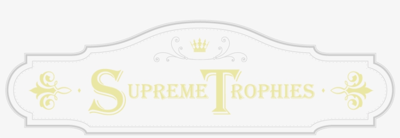 Supreme Trophies - Label, transparent png #8784591