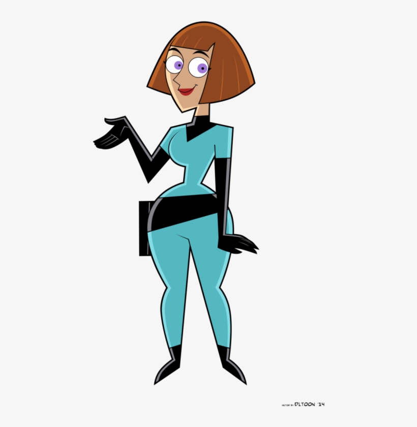 Maddie Fenton Smiling-yg424 - Danny Phantom Maddie Fenton, transparent png #8784708