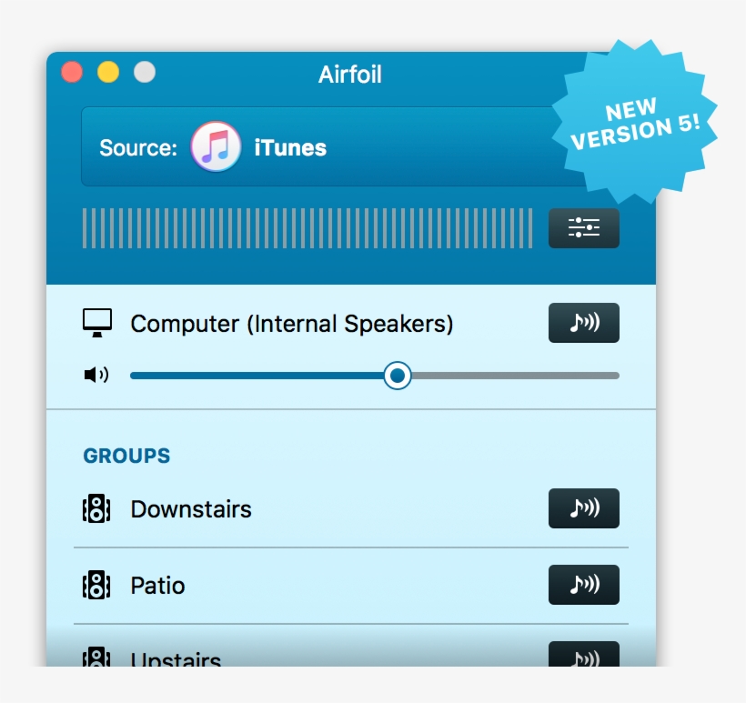 Splash@2x - Airfoil Advanced Speaker Options, transparent png #8785270