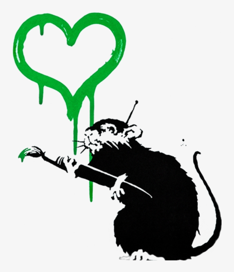 Banksy Rat Art, transparent png #8785446