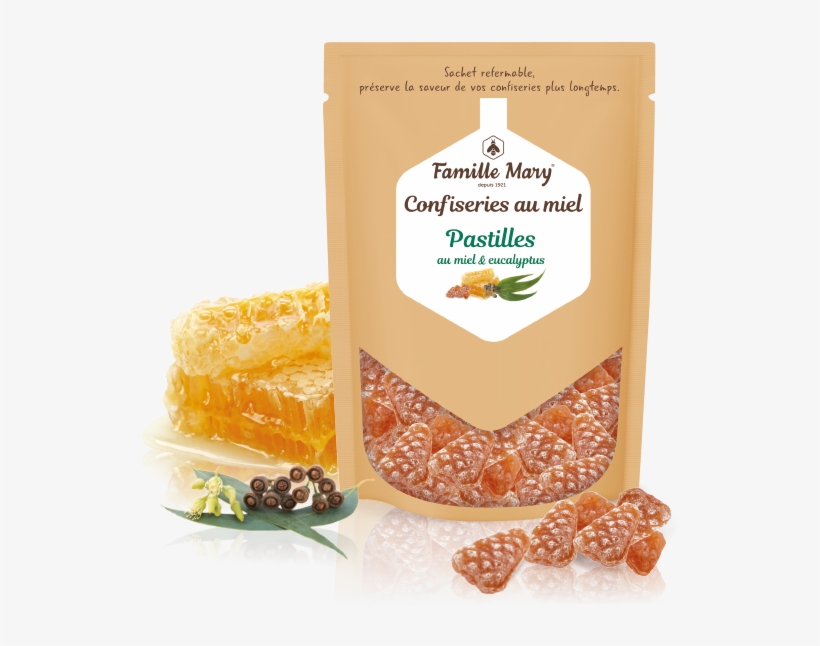 Pastille Au Miel Et Eucalyptus - Bread, transparent png #8785484
